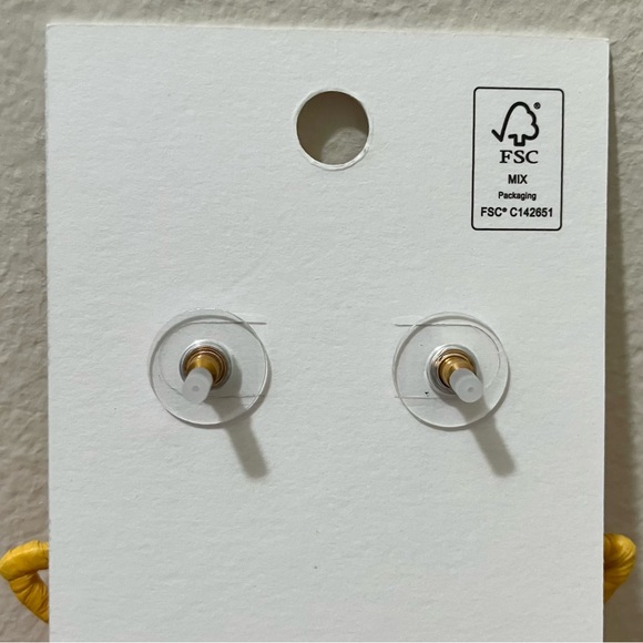 NWT J. Crew Wrapped Flower Statement Earrings, Floral Boho Hippie J.Crew Factory - Picture 11 of 13